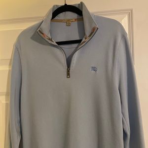 Mens Burberry Pullover quarter zip. Size M